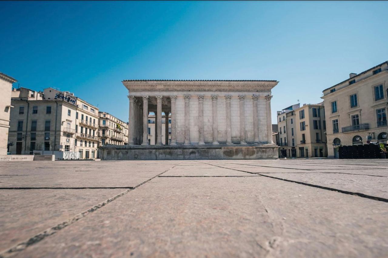Roche Blanche - Terrasse Et Parking Lägenhet Nîmes Exteriör bild